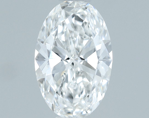 0.6 carat F-VVS2 Natūralus Oval Deimantas (1)