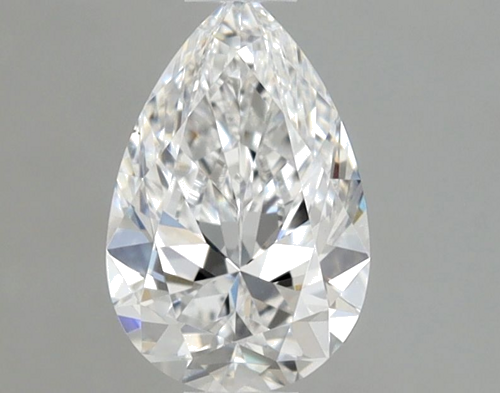 0.53 carat D-VS2 Natūralus Pear Deimantas (1)