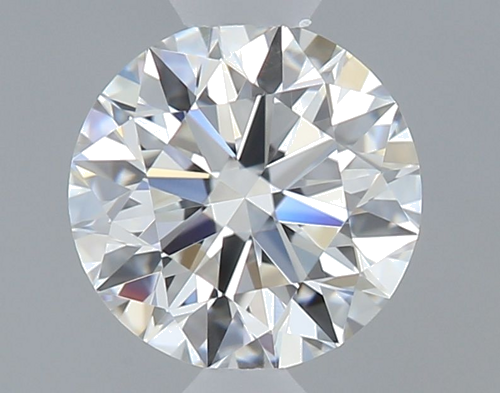 0.43 carat F-VVS1 Excellent cut Natūralus Round Deimantas (1)