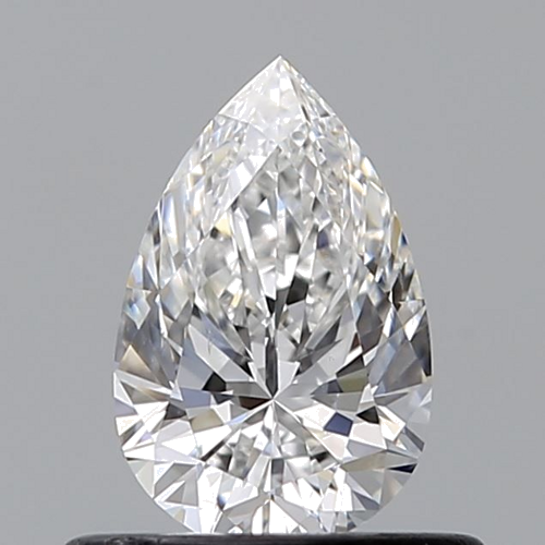 0.5 carat E-SI1 Natūralus Pear Deimantas (1)