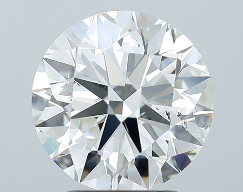 3.01 carat H-SI1 Excellent cut Natūralus Round Deimantas (1)