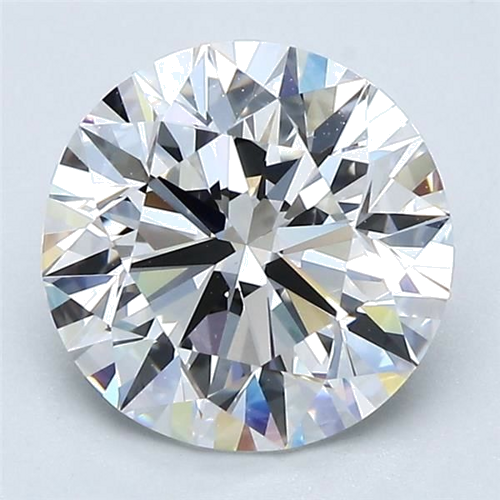 2.51 carat F-VS2 Excellent cut Natūralus Round Deimantas (1)