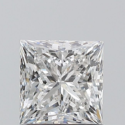 1.0 carat F-SI2 Natūralus Princess Deimantas (1)