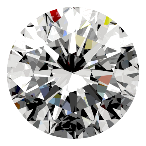 0.33 carat H-VS1 Excellent cut Natūralus Round Deimantas (1)