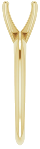 Sužadėtuvių Žiedas „Solitaire“ 585 Geltonojo Aukso Round 9.1mm x 9.7mm (4)