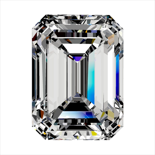0.3 carat I-VS2 Natūralus Emerald Deimantas (1)