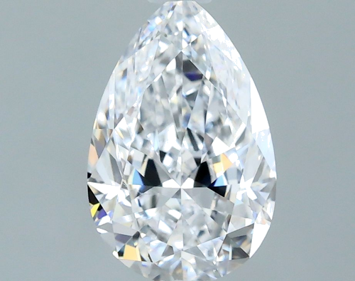 0.7 carat D-SI1 Natūralus Pear Deimantas (1)