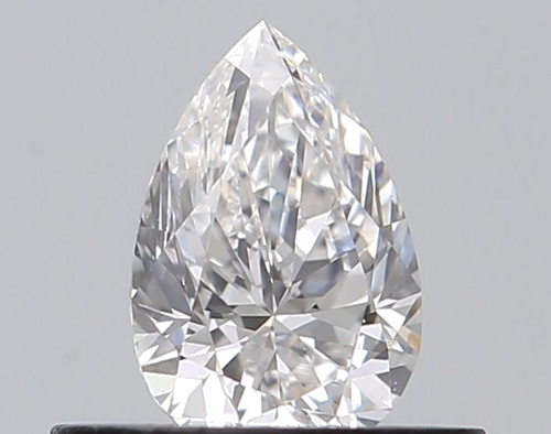 0.41 carat F-VVS1 Natūralus Pear Deimantas (1)