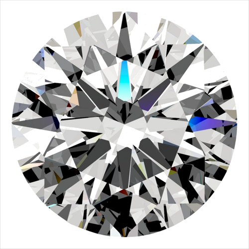 0.3 carat F-VS2 Excellent cut Natūralus Round Deimantas (1)