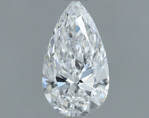 0.7 carat D-IF Natūralus Pear Deimantas (1)