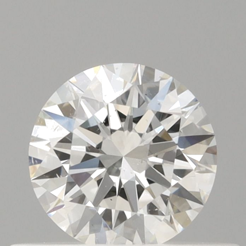 0.42 carat F-SI1 Excellent cut Natūralus Round Deimantas (1)