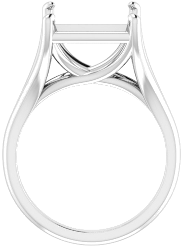 Sužadėtuvių Žiedas „Solitaire“ 925 Sidabro Square 10mm (2)