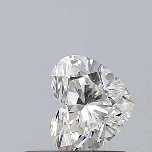0.49 carat H-VVS1 Natūralus Heart Deimantas (1)