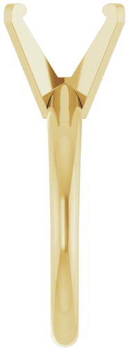 Sužadėtuvių Žiedas „Solitaire“ 14k yellow gold Oval 10mm x 8mm (4)