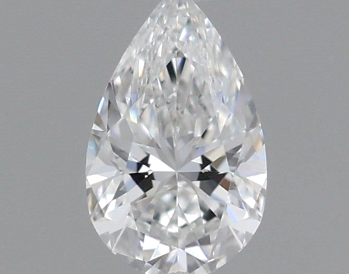 0.19 carat E-VS2 Natūralus Pear Deimantas (1)