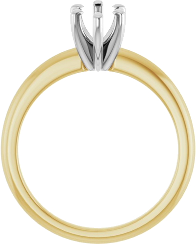 Sužadėtuvių Žiedas 18k yellow/white gold Marquise 10mm x 5mm (2)