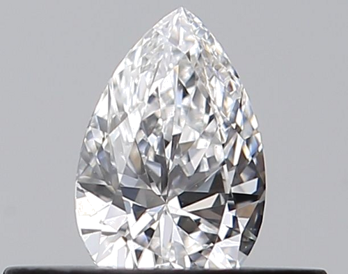 0.26 carat D-VVS2 Natūralus Pear Deimantas (1)
