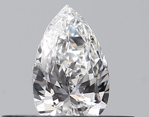 0.23 carat F-VVS1 Natūralus Pear Deimantas (1)