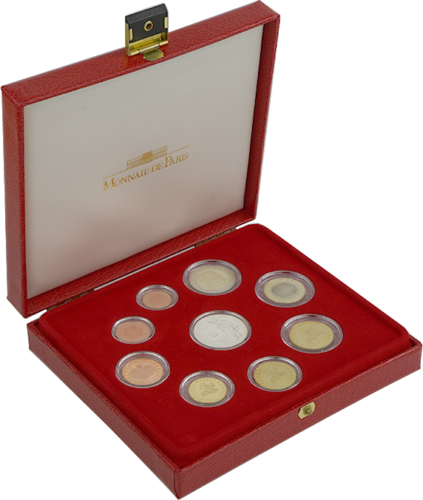 2004 Monakas Proof Euro monetų rinkinys (1)