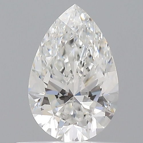 0.5 carat F-VS1 Natūralus Pear Deimantas (1)