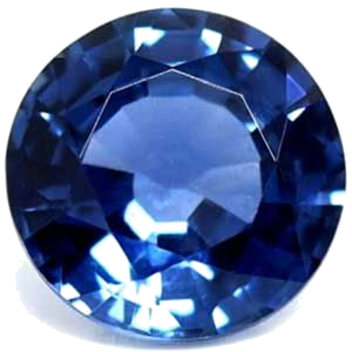 0.61 carat BLUE Round Safyras (1)