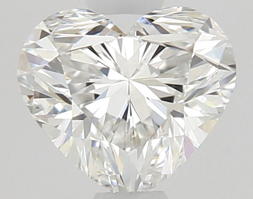 0.5 carat E-VVS1 Natūralus Heart Deimantas (1)