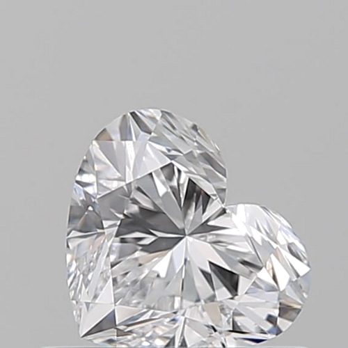 0.53 carat D-VVS2 Natūralus Heart Deimantas (1)