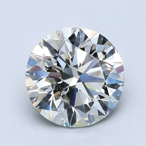 3.11 carat J-SI2 Excellent cut Natūralus Round Deimantas (1)