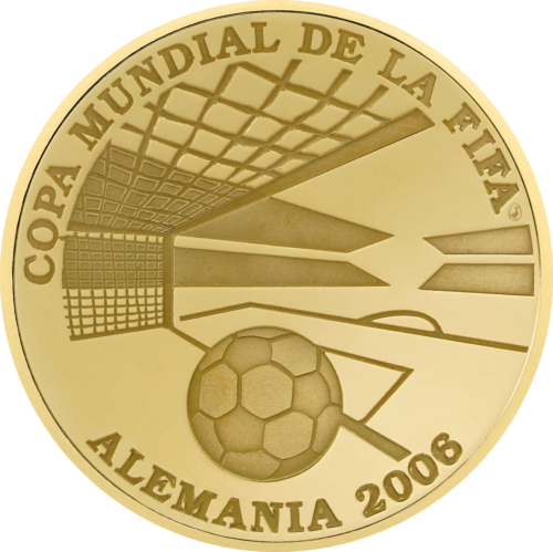25 Pesos FIFA World Cup Cuba 2004 Gold Coin (1)