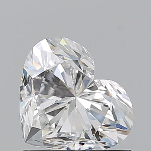 1.01 carat G-SI1 Natūralus Heart Deimantas (1)