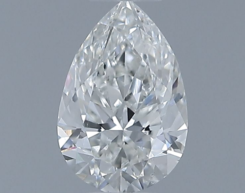 0.5 carat H-SI1 Natūralus Pear Deimantas (1)