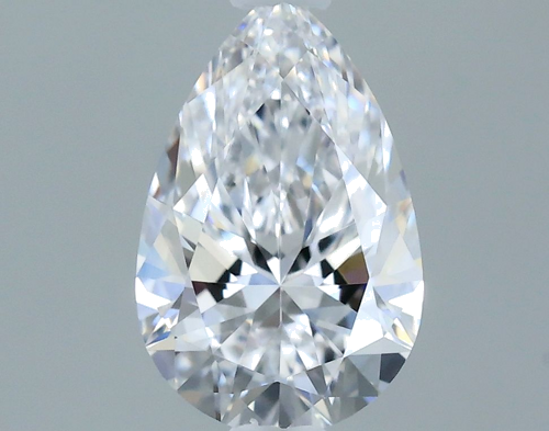 0.5 carat D-VVS1 Natūralus Pear Deimantas (1)