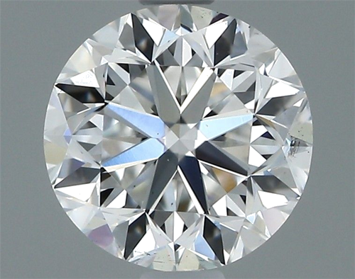 1.0 carat F-SI1 GD cut Natūralus Round Deimantas (1)