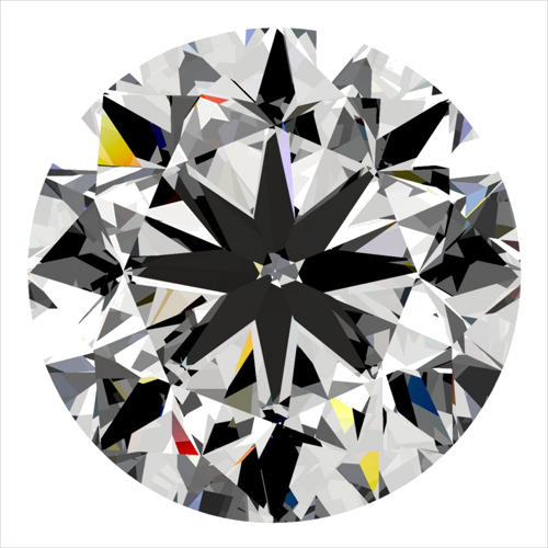 0.3 carat E-SI1 GD cut Natūralus Round Deimantas (1)