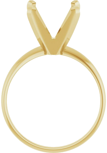 Sužadėtuvių Žiedas „Solitaire“ 585 Geltonojo Aukso Square 8mm (2)