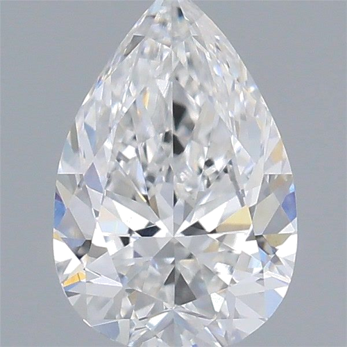 0.5 carat F-VS1 Natūralus Pear Deimantas (1)