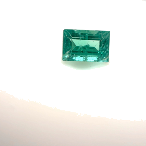 0.61 carat GREEN Baguette Smaragdas (1)