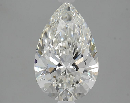 2.2 carat H-VVS2 Natūralus Pear Deimantas (1)