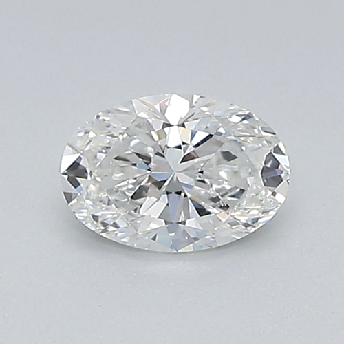 0.5 carat G-SI1 Natūralus Oval Deimantas (1)