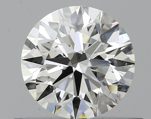 0.5 carat F-SI1 Excellent cut Natūralus Round Deimantas (1)