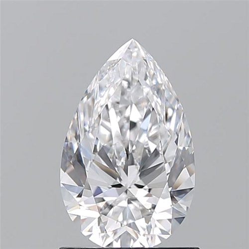 1.1 carat D-VVS2 Natūralus Pear Deimantas (1)