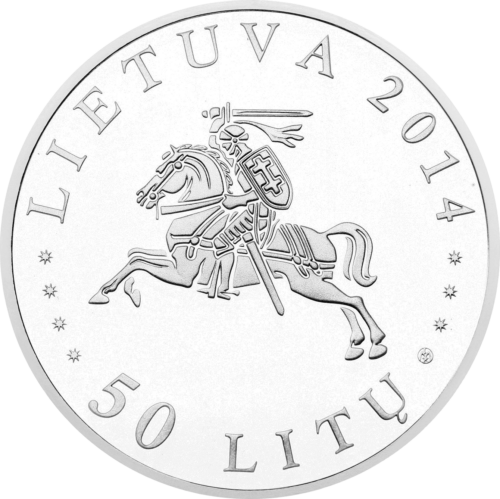 2014 VDU Universiteto atkūrimas Lietuva 50 litų sidabrinė moneta PF 70 ULTRA CAMEO (4)