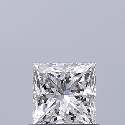 0.53 carat F-VVS1 Natūralus Princess Deimantas (1)