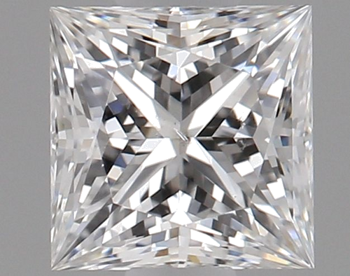 0.5 carat E-SI1 Natūralus Princess Deimantas (1)