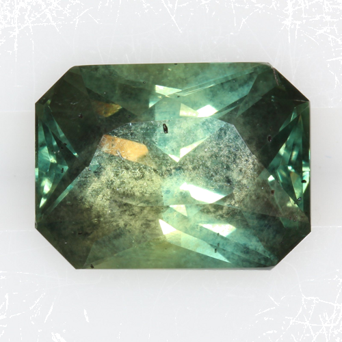 4.04 carat GREEN Octagonal Safyras (1)