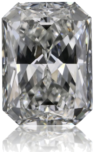 0.7 carat G-VVS2 Natūralus Radiant Deimantas (1)