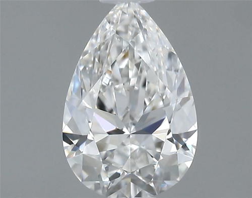 0.53 carat E-VVS2 Natūralus Pear Deimantas (1)