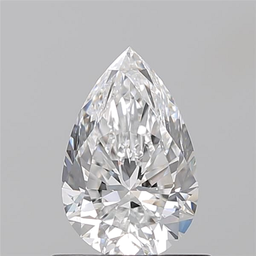 0.7 carat D-VS2 Natūralus Pear Deimantas (1)