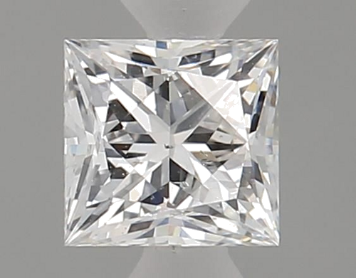 0.37 carat F-SI2 Natūralus Princess Deimantas (1)