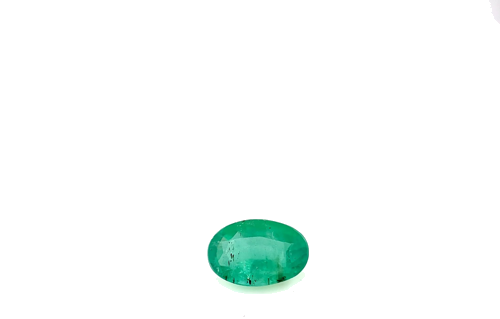 0.43 carat GREEN Oval Smaragdas (1)